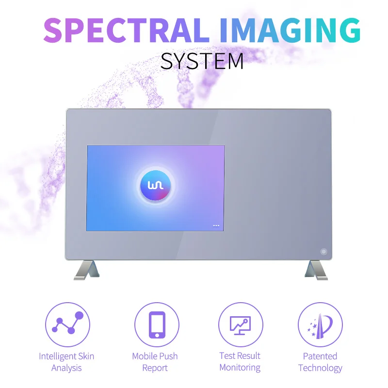 WESIPULL тестирование кожи лица волшебный зеркальный аппарат для анализа кожи язык США