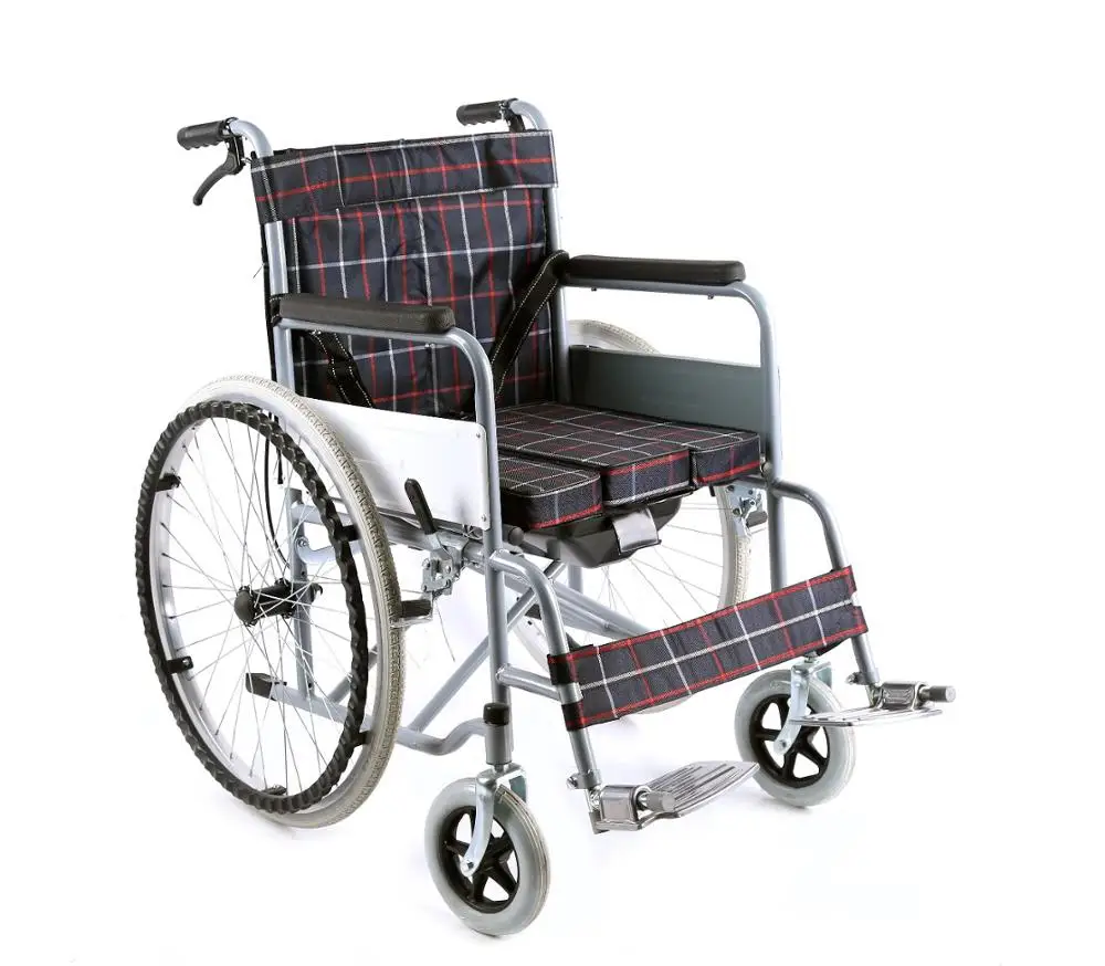 Hot Sale Lightweight Remote Travel Folding Karma Wheelchair Dubai With Toilet