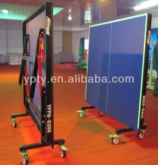 Factory folding table high quality super durable movable 18mm MDF indoor pingpong table tennis tables china