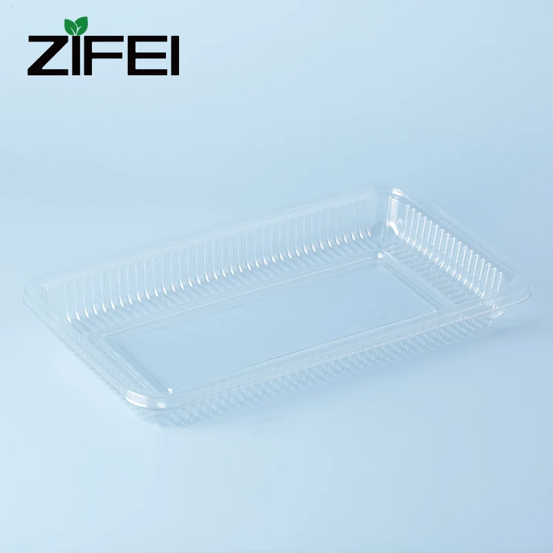 Disposable PET plastic take away Japanese sushi box/sushi tray/food tray