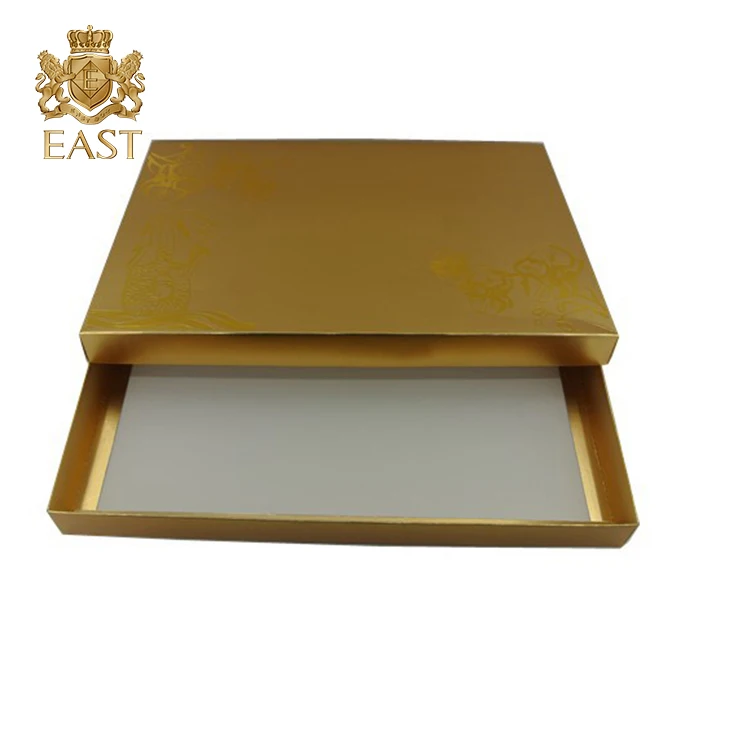 High Quality Gold Stamping Flip Designs Gift Package Card Paper Box