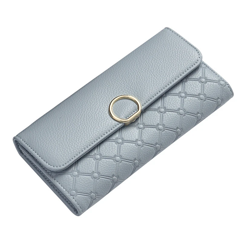 2019 wholesale ladies clutch large capacity pu leather woman wallet