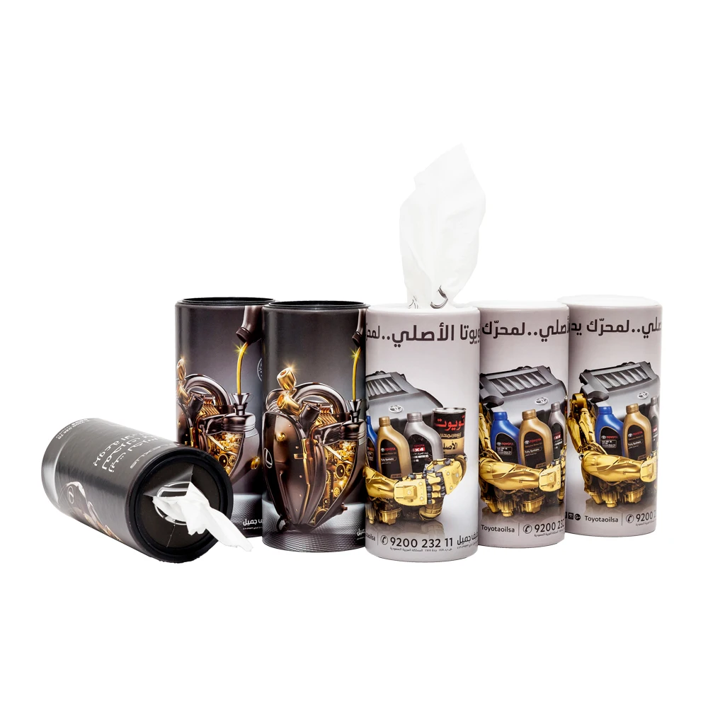 Hot Sale Eco Friendly Cardboard Tissue Car Box Paper Holder Tissue Car