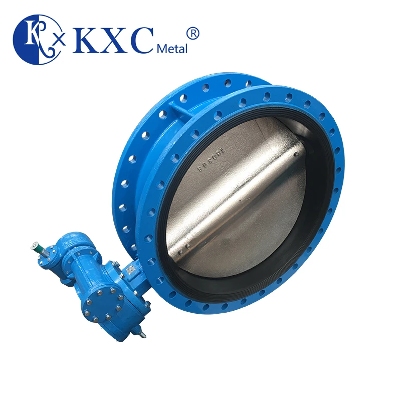 
Double flange PN10 PN16 Ductile iron body concentric type butterfly valve dn500 
