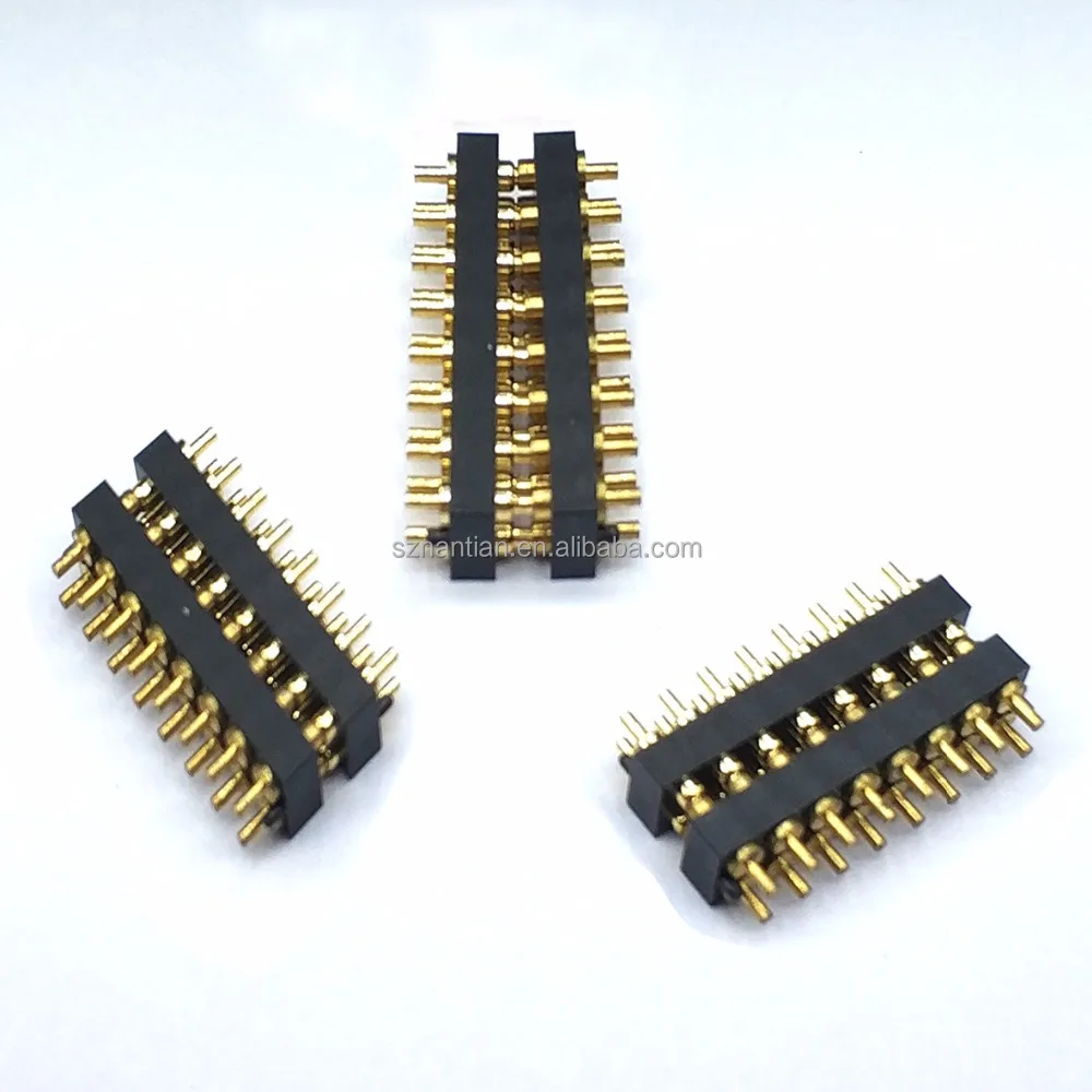 Магнитный штекерный разъем pogo pin 2x8 2x10