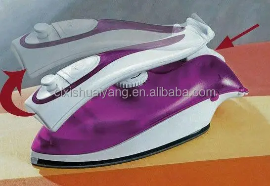 Travel Steam Iron with Vertical Steaming and Burst steaming,handle flexible