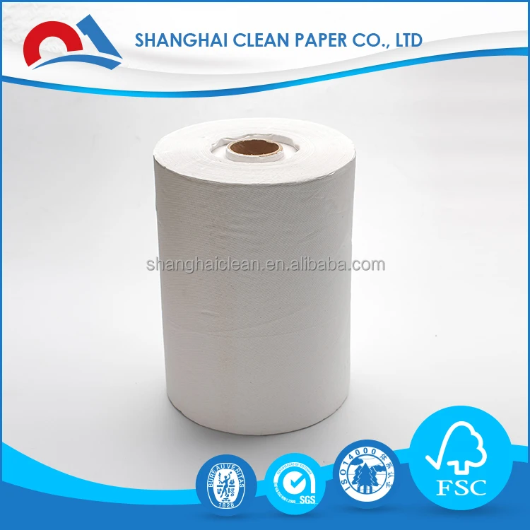 100% Recycle Pulp White Tissue Roll Natural Paper Napkin 2 Ply 300 Sheets Tissue Paper Custom Embossing Toilet Paper