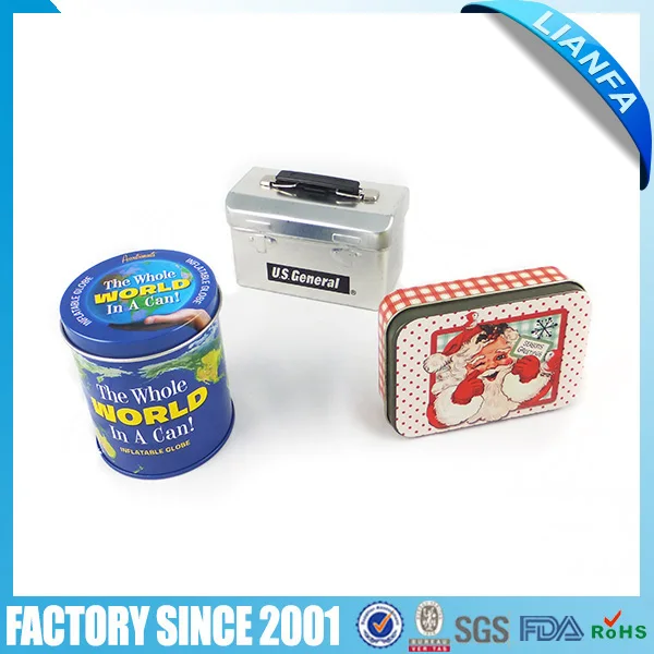 High Quality Chinese Factory Metal Tin Candy Box Tin Box For Promotion Square Tin Box With Packing