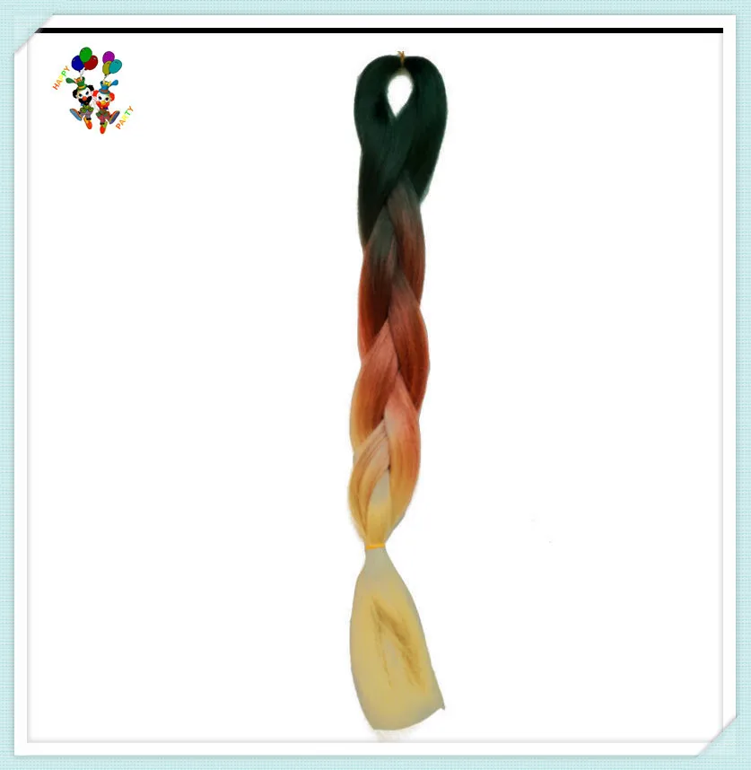 Cheap Ladies Colors Long Jumbo Synthetic Hair Pieces Braids HPC-1433