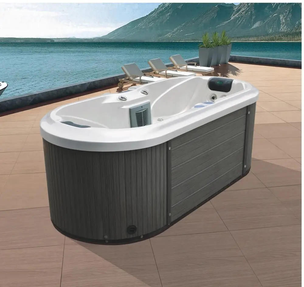 2020 new design 5 people hot tub spa cheap freestanding outdoor massage bathtub whirlpool acrylic bathtub