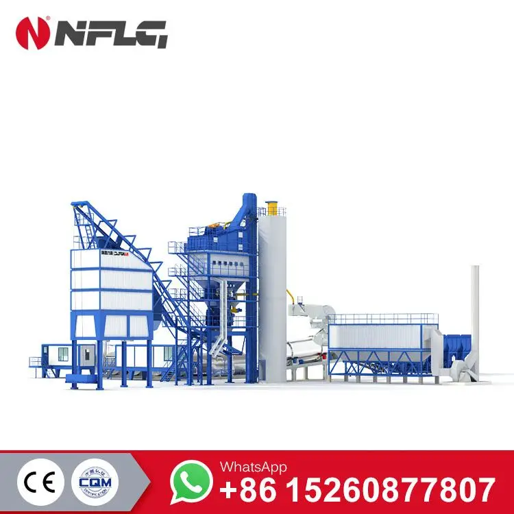 Mobile Mini 60tph Portable Asphalt hot Mix Plant In Hai Thong