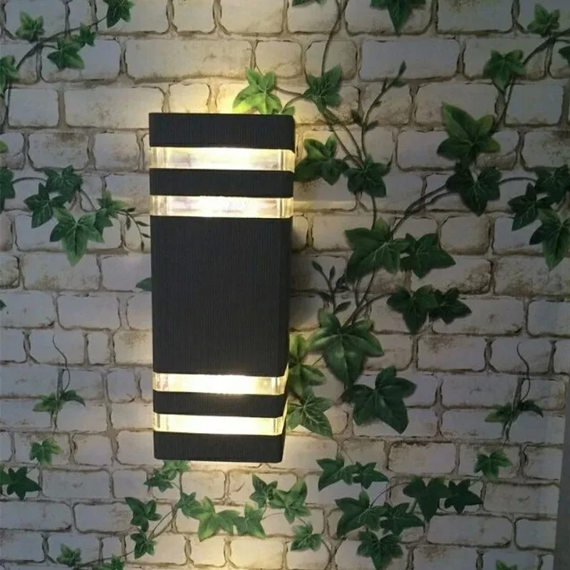 good selling  E27 led wall light outdoor aluminum tube up and down lighting fixture