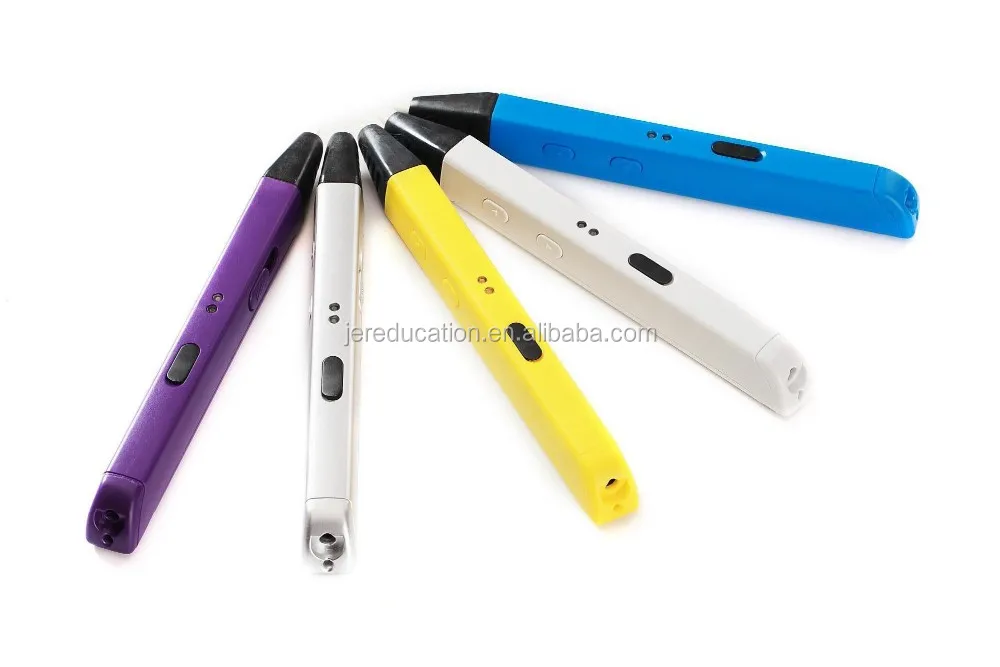 Slim Design Hot Sale 3D Printing Pen for Diy Tool Digital Printer Multi Color Printing 1 Year,1 Year Plastic Material Multicolor
