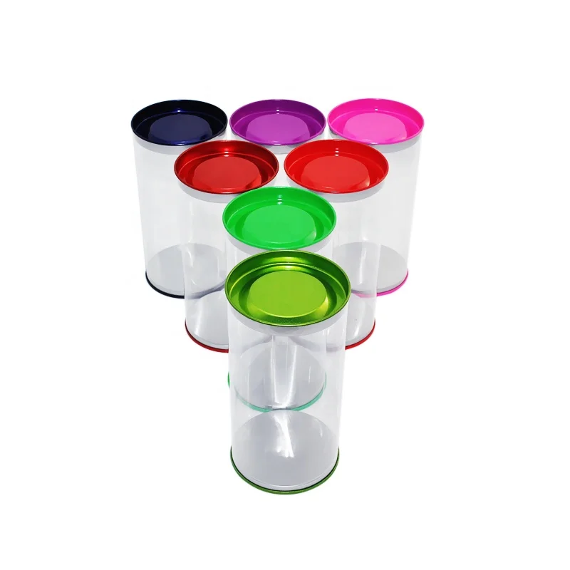 D75X140Hmm Factory custom pet plastic canister with lid