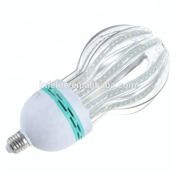 Lotus Shape E27 LED Energy Saving CFL Corn Bulb Lamp Lighting 24W 30W 40W 50W