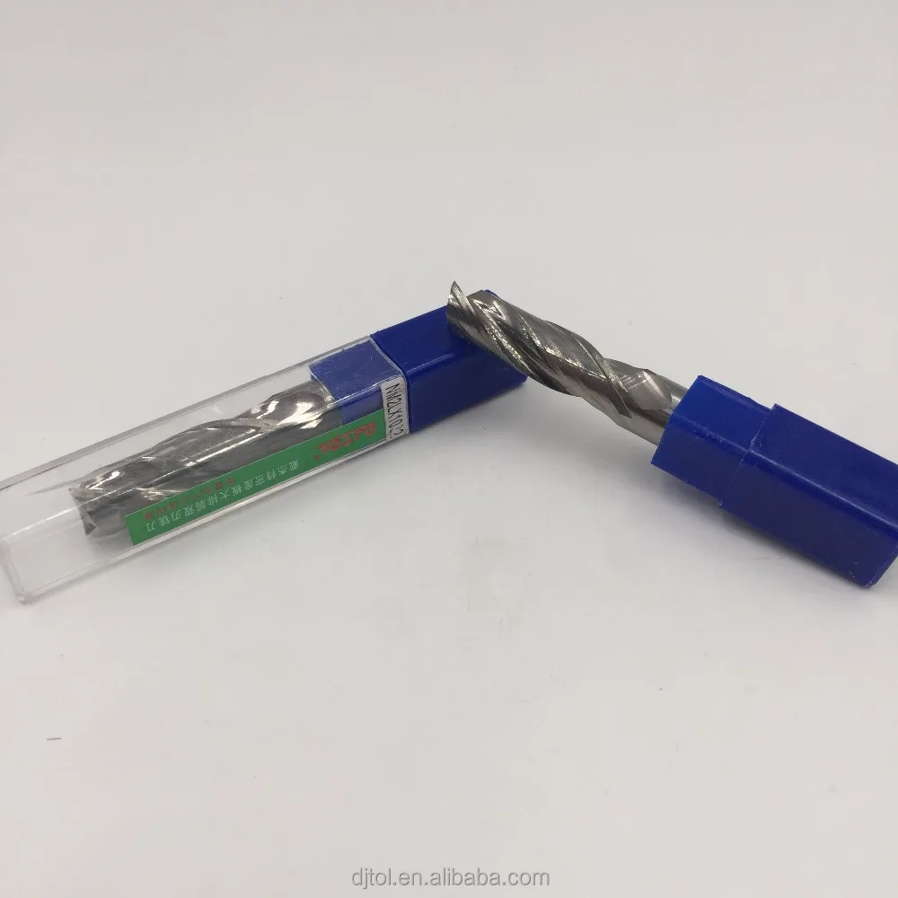 DJTOL double large flutes spiral bits for MDF