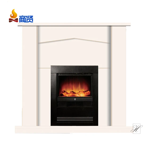 Cheap led adjustable flame remote control insert electric fireplace with mantel