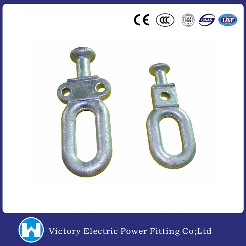 Factory Price OEM Electric Pole Line Hardware Pole Line Fittings Galvanized Parallel Ball Eye