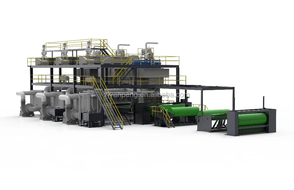 YP-SSS automatic control PP spunbond fabric nonwoven making machine in high output