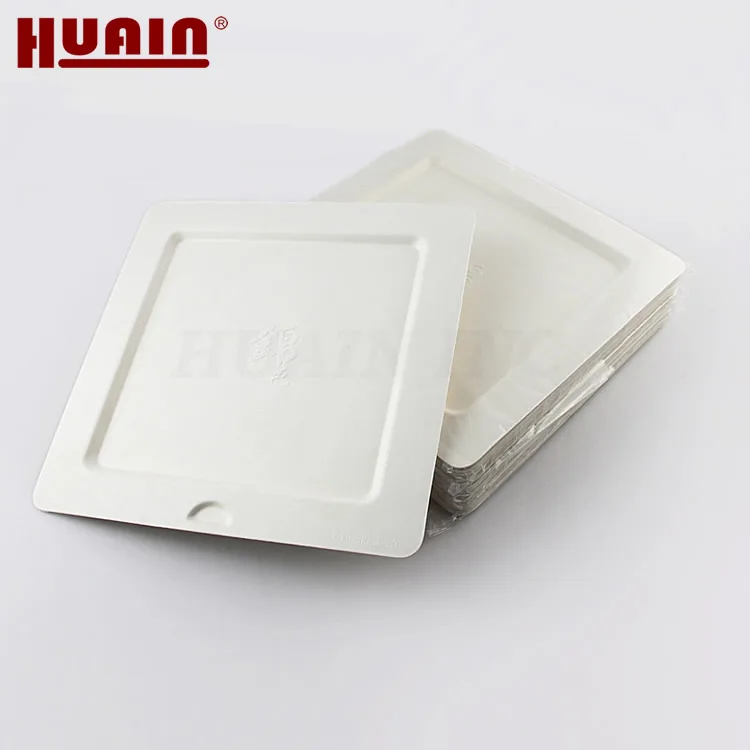 Eco Friendly Custom Card Pulp Wet Pressing High Density Molded Pulp Tray Paper Packaging
