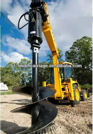 Backhoe Auger, Excavator Auger, Skidsteer Auger