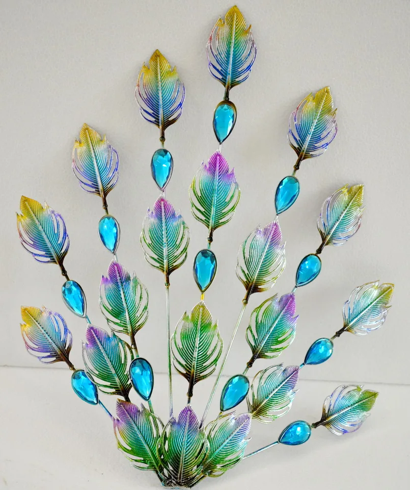 outdoor garden art metal Peacock Sculpture