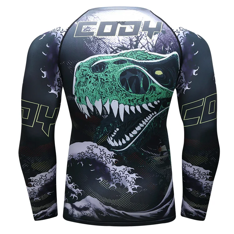 Cody Lundin custom rashguard с длинным рукавом bjj rashguard mma