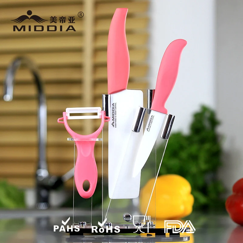Ceramic Knife set 5-piece Set With Knife Holder