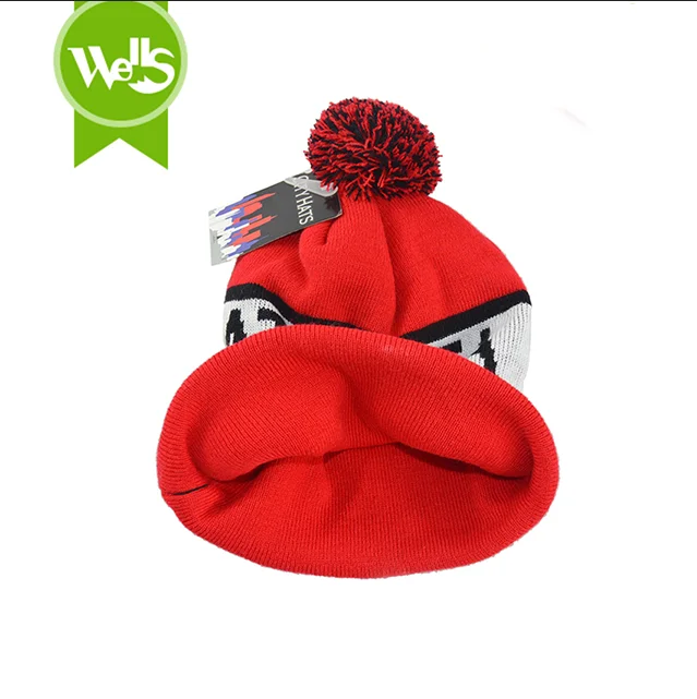 Low MOQ OEM Factory Price custom embroidery Logo 100% Acrylic Knitted Beanie Hat