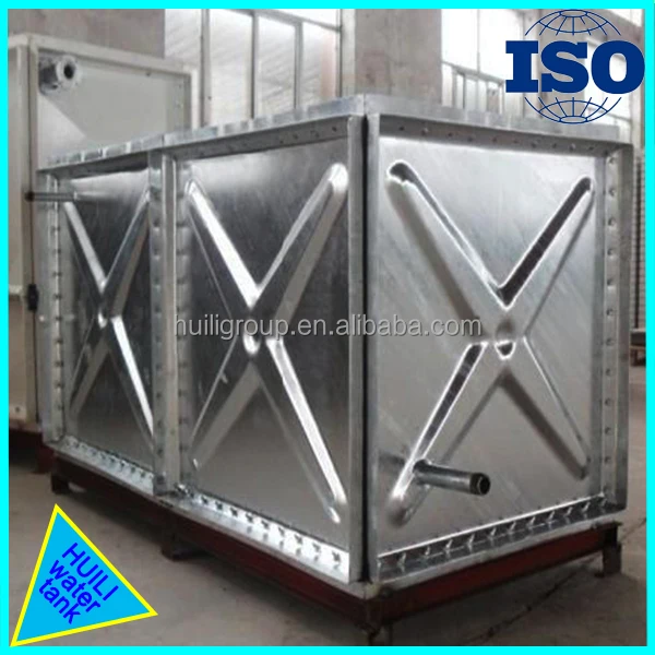 Горячеоцинкованный стальной модульный резервуар для воды для сельского хозяйства 500 10000 литров Гальванизированный резервуар для Малайзии