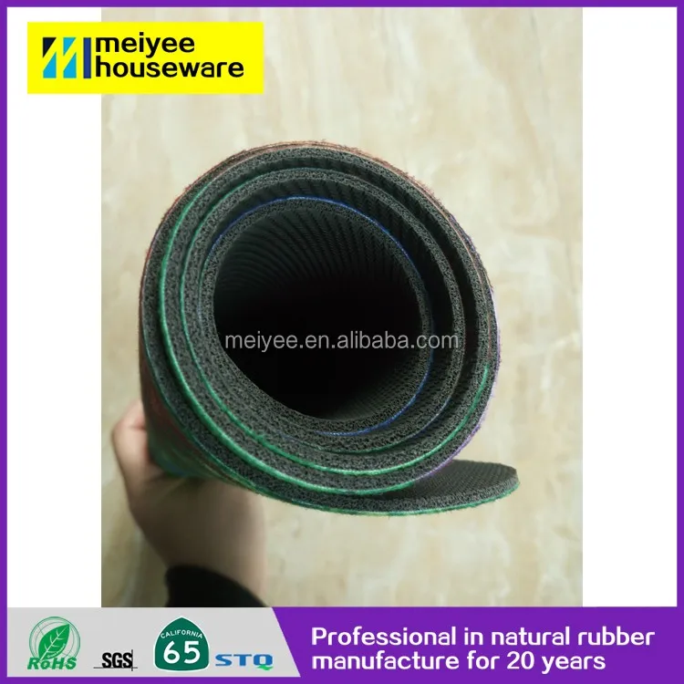 Professional Manufacture wholesale  non slip custom printed rubber door mat Washable