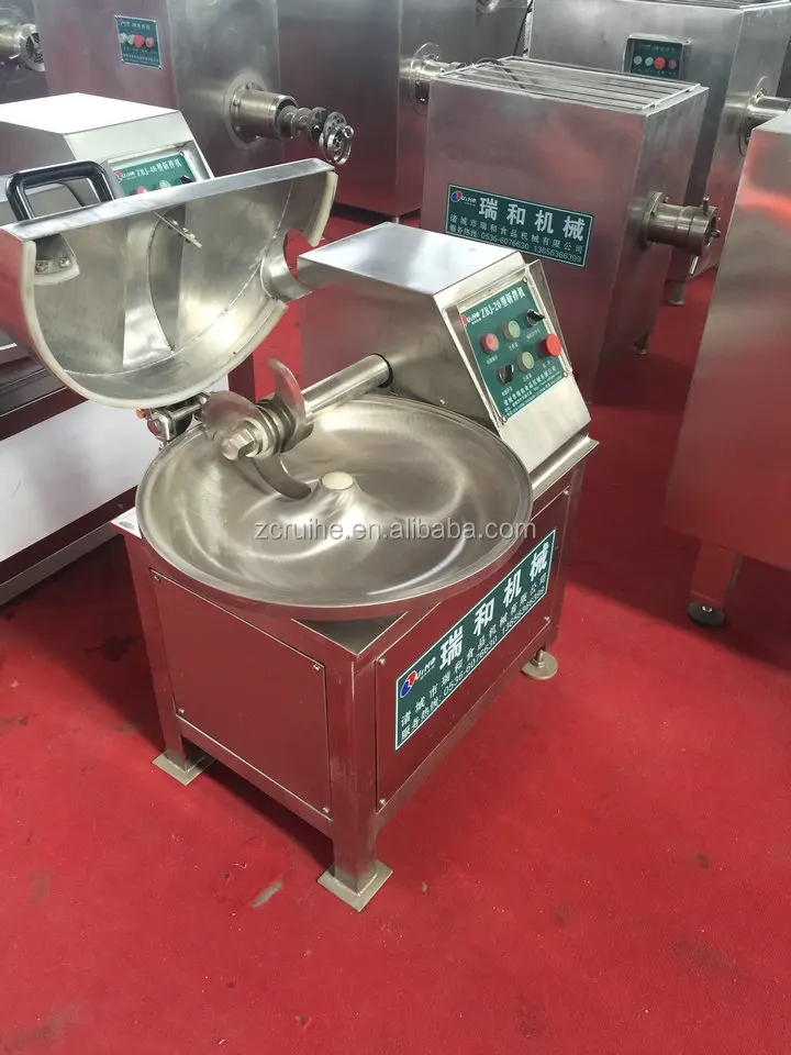 ZB-20 high speed meat bowl cutter/small meat cutting and blending machine