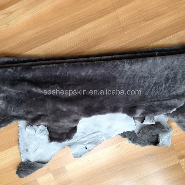 dyed sheep wool fur lining