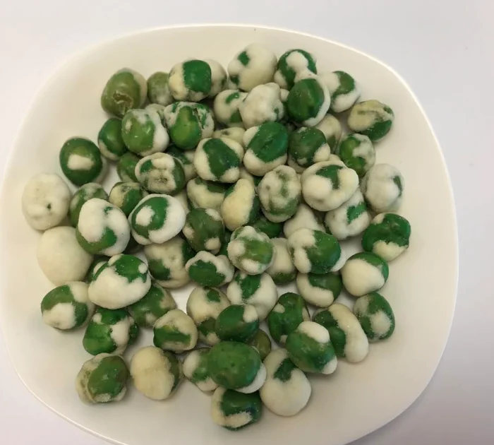 Roasted peas coated original green peas kosher halal snacks