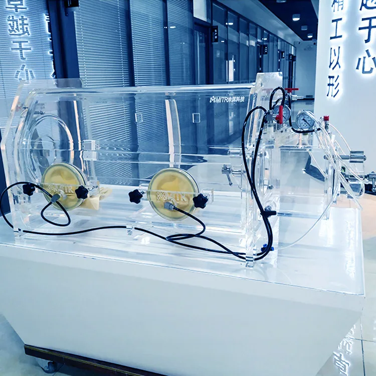 Сверхчистая среда без давления воды, поддерживающая более 12 часов работы, Glovebox, запчасти ручной коллекции, изолятор, перчаточный ящик, оборудование