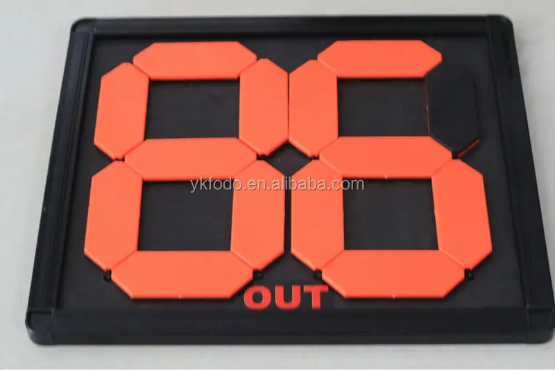 Plastic soccer substitution board/manual player change board FD687-2