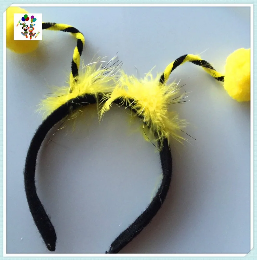 Cheap Kids Carnival Party Costume Ladybug and Bee Animal Headbands HPC-1589