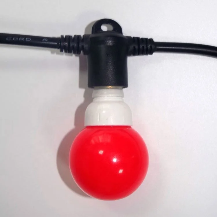 Rgb G50 Festoon Belt Party String Colorful Festoon Lighting 100m Christmas Lights