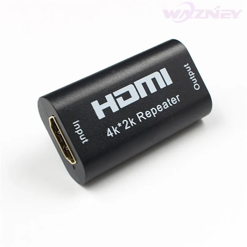 HDMI Repeater Extender 1080P 3D HDMI 4K*2K Signal Repeater Extender Booster Adapter Over Signal HDTV Up To 40M