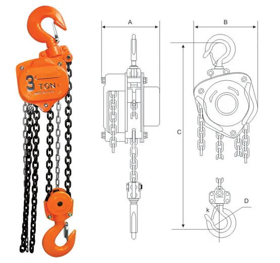 Manual Able , Hand Pulling Chain Block