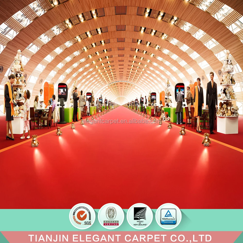 event & wedding red carpet outdoor carpet rolls non woven carpet