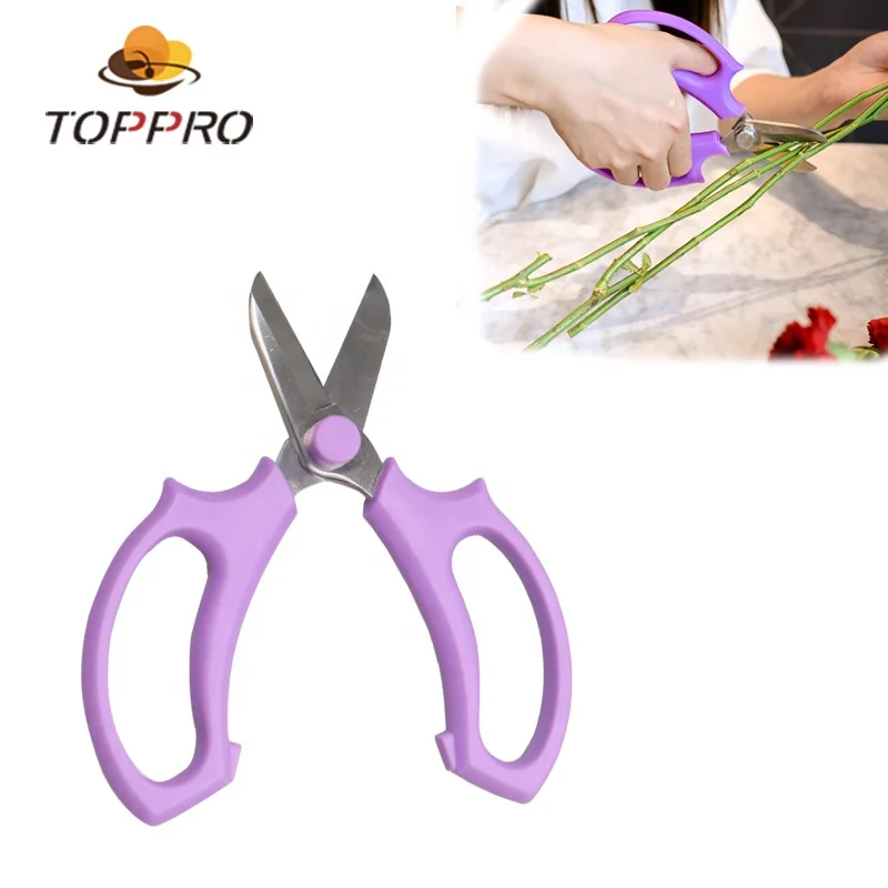 
Professional Garden Tools Carbon Steel Flower Floriculture Scissor For Flower Cutting 