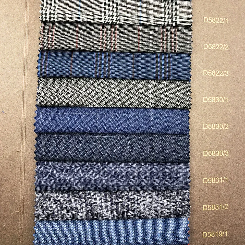 Китайские поставщики, оптовая продажа, ткань для мужских костюмов из полиэстера и шерсти