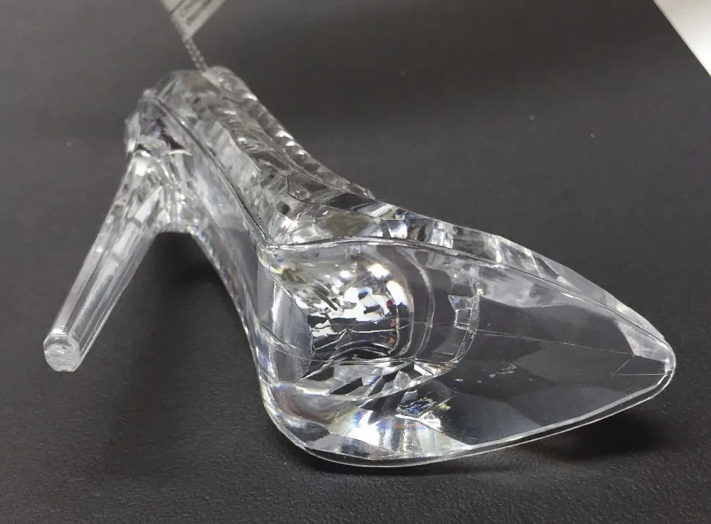 
Fashion Christmas Acrylic High Heels Shoes ornament 