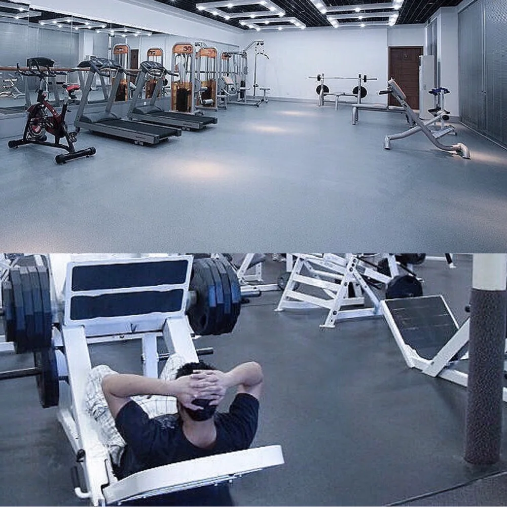 Factory wholesale price for Rubber flooring used Gym room Fitness