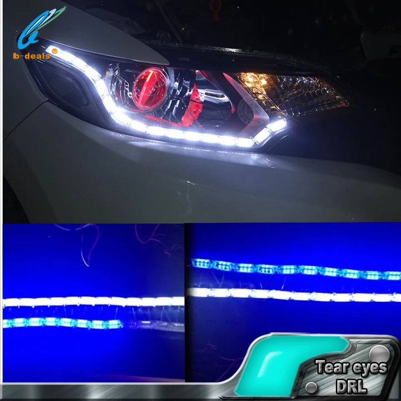 flexible drl led strip swichback daytime running light