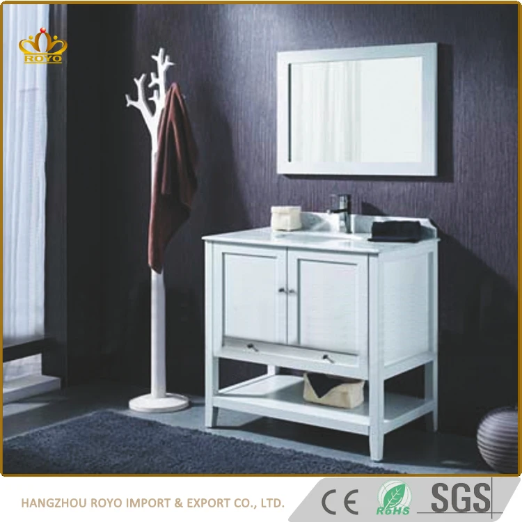 Hangzhou glass sink bathroom mirror cabinets mdf