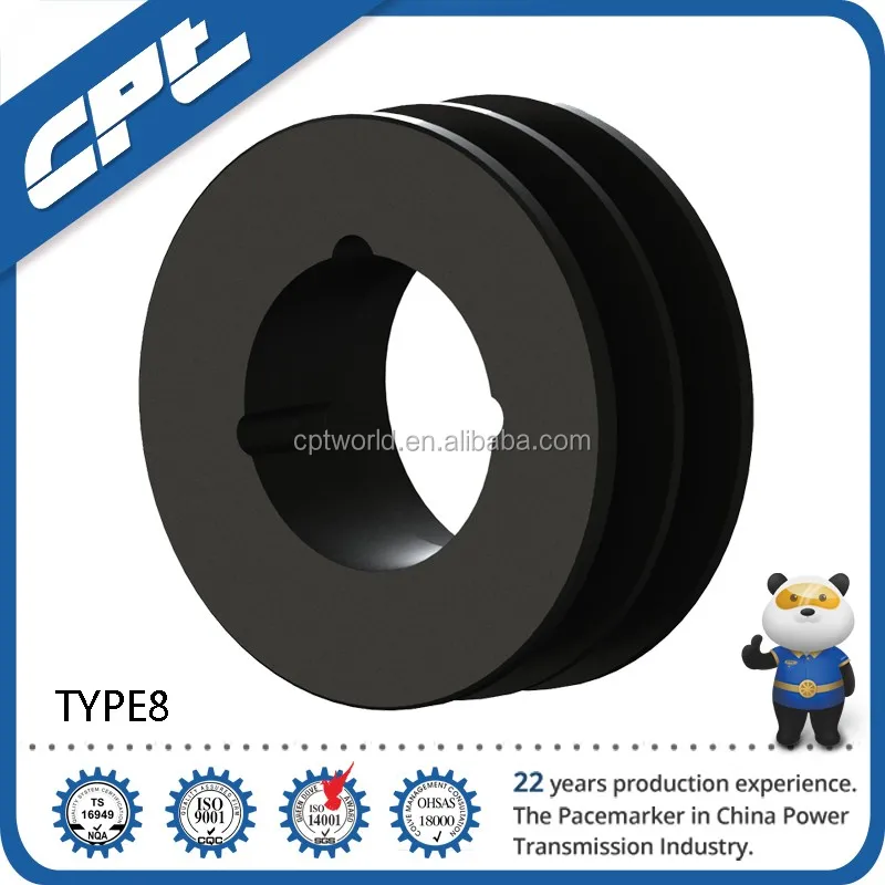 Литья Воздушный Компрессор тяжелых ремень двойной паз v шкив