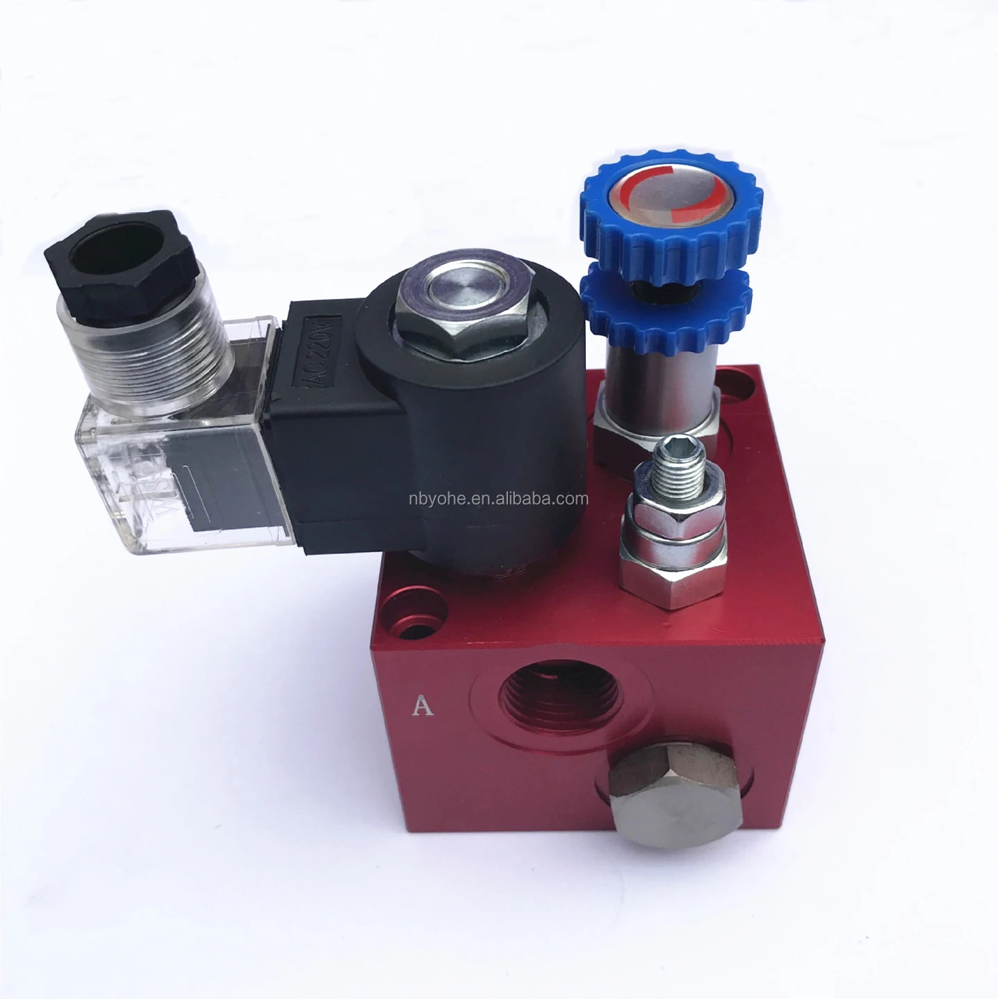 DHF10-231A Hydraulic fitting cartridge high pressure spool type Three way two position valve