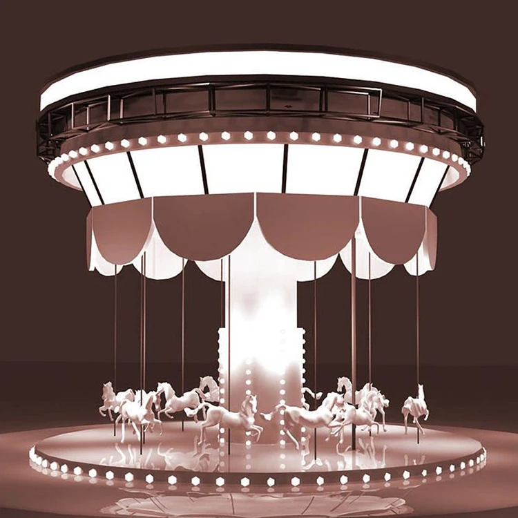 Роскошное оборудование для аттракционов на открытом воздухе карусель парка